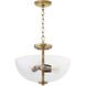 Adams 3 Light 15.00 inch Semi-Flush Mount