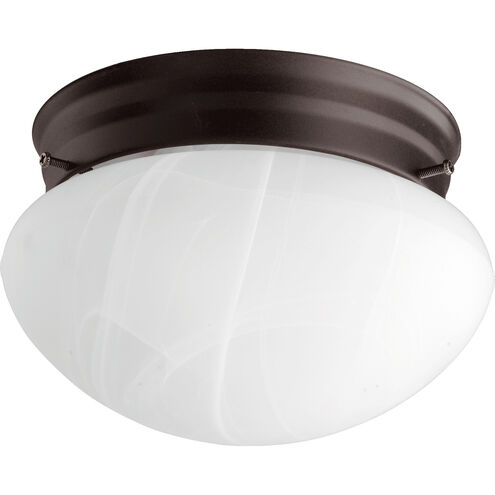 Mushroom 1 Light 7 inch Oiled Bronze Flush Mount Ceiling Light