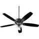 Breeze 52 inch Noir with Reversible Matte Black/Walnut Blades Ceiling Fan