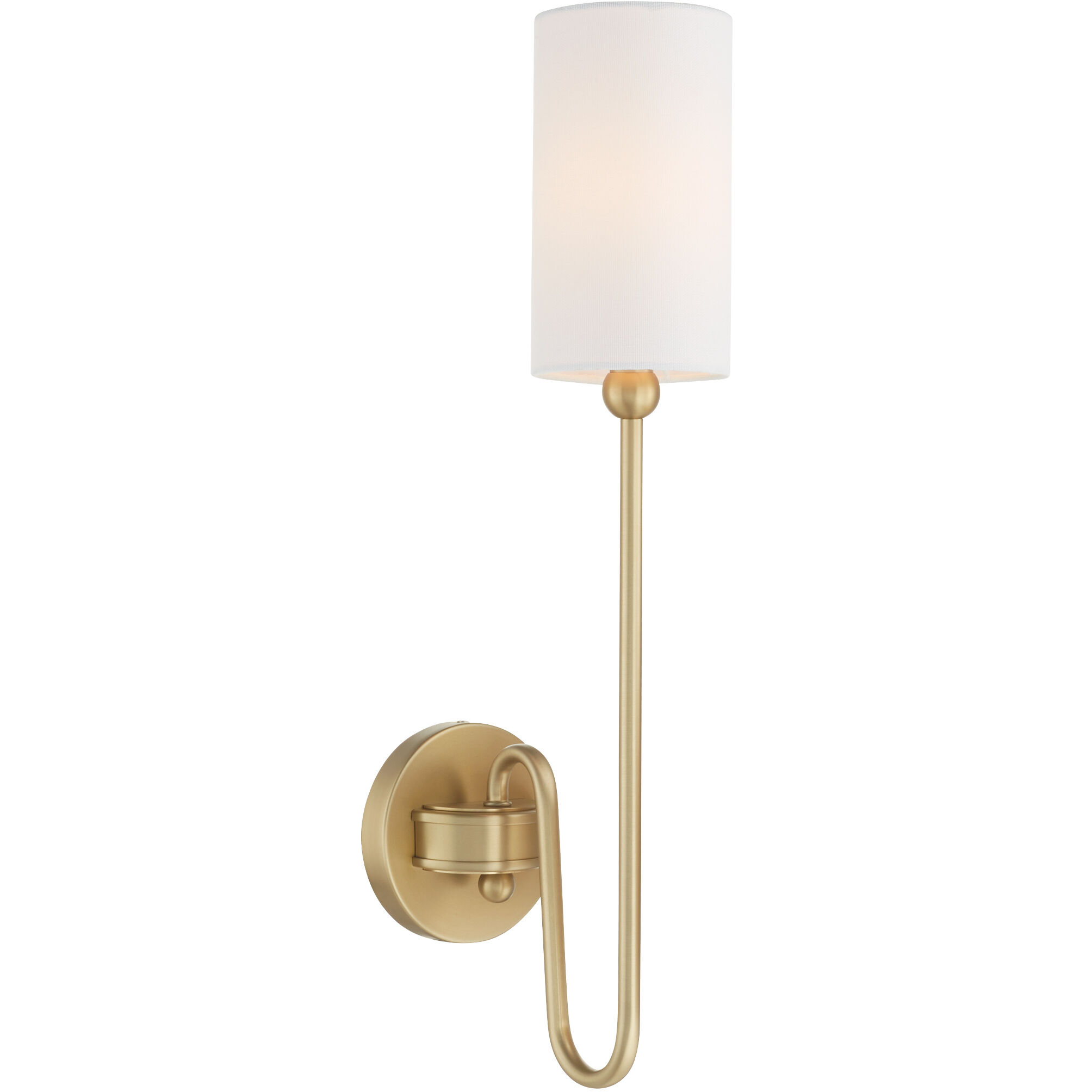 Charlotte 1 Light 4.75 inch Aged Brass Wall Mount Wall Light