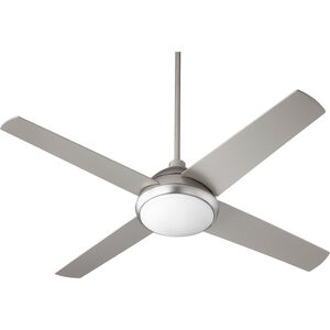 Quest 52 inch Satin Nickel Indoor Ceiling Fan