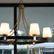 Hidalgo 6 Light 33.5 inch Aged Brass Chandelier Ceiling Light