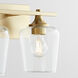 Veno 2 Light 14 inch Aged Brass Vanity Light Wall Light