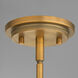 Meriam 1 Light 10 inch Brushed Brass Pendant Ceiling Light