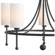 Lee Boulevard 5 Light 28 inch Matte Black Chandelier Ceiling Light