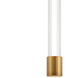 Cetro 1 Light 6.75 inch Brushed Brass Wall Mount Wall Light
