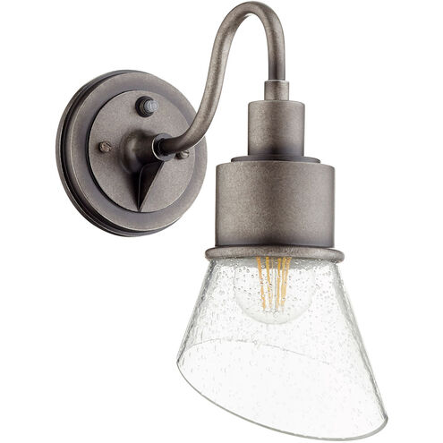 Torrey 1 Light 13 inch Weathered Zinc Outdoor Wall Mount