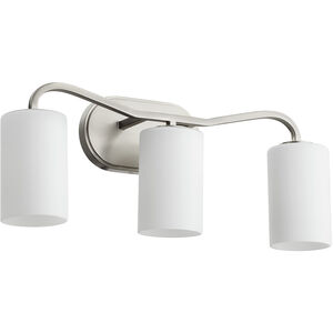 Rutherford 3 Light 22.75 inch Satin Nickel Vanity Light Wall Light