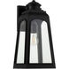 Francis 16.5 inch Matte Black Outdoor Wall Lantern