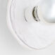 Del Rey 8 inch Brushed Brass/Studio White Wall Sconce Wall Light