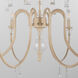 Clasica 8 Light 48 inch Washed Oak Chandelier Ceiling Light