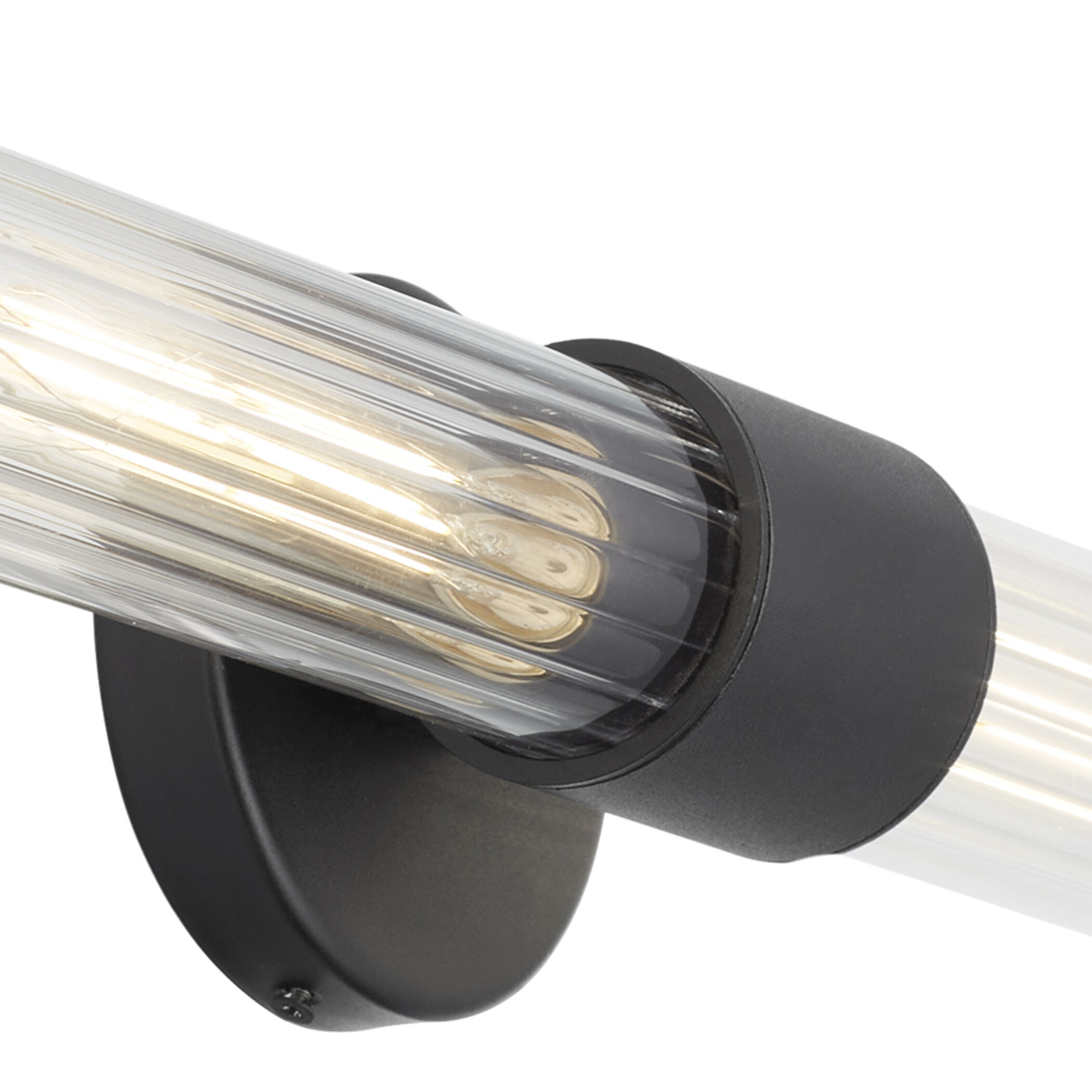 Fuze 2 Light 5 inch Textured Black Outdoor Wall Mount