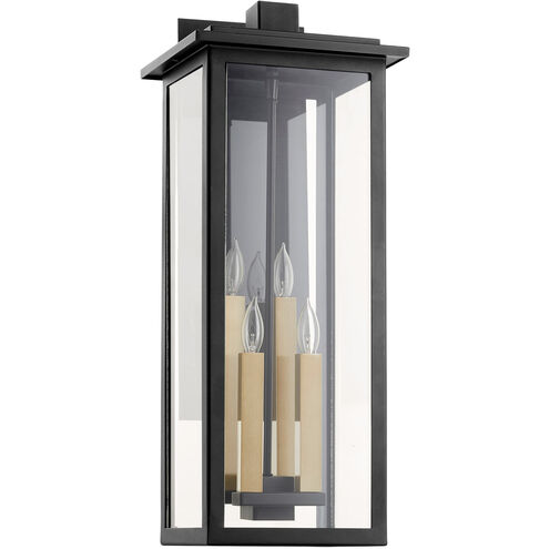 Westerly 4 Light 21 inch Noir Outdoor Wall Mount 
