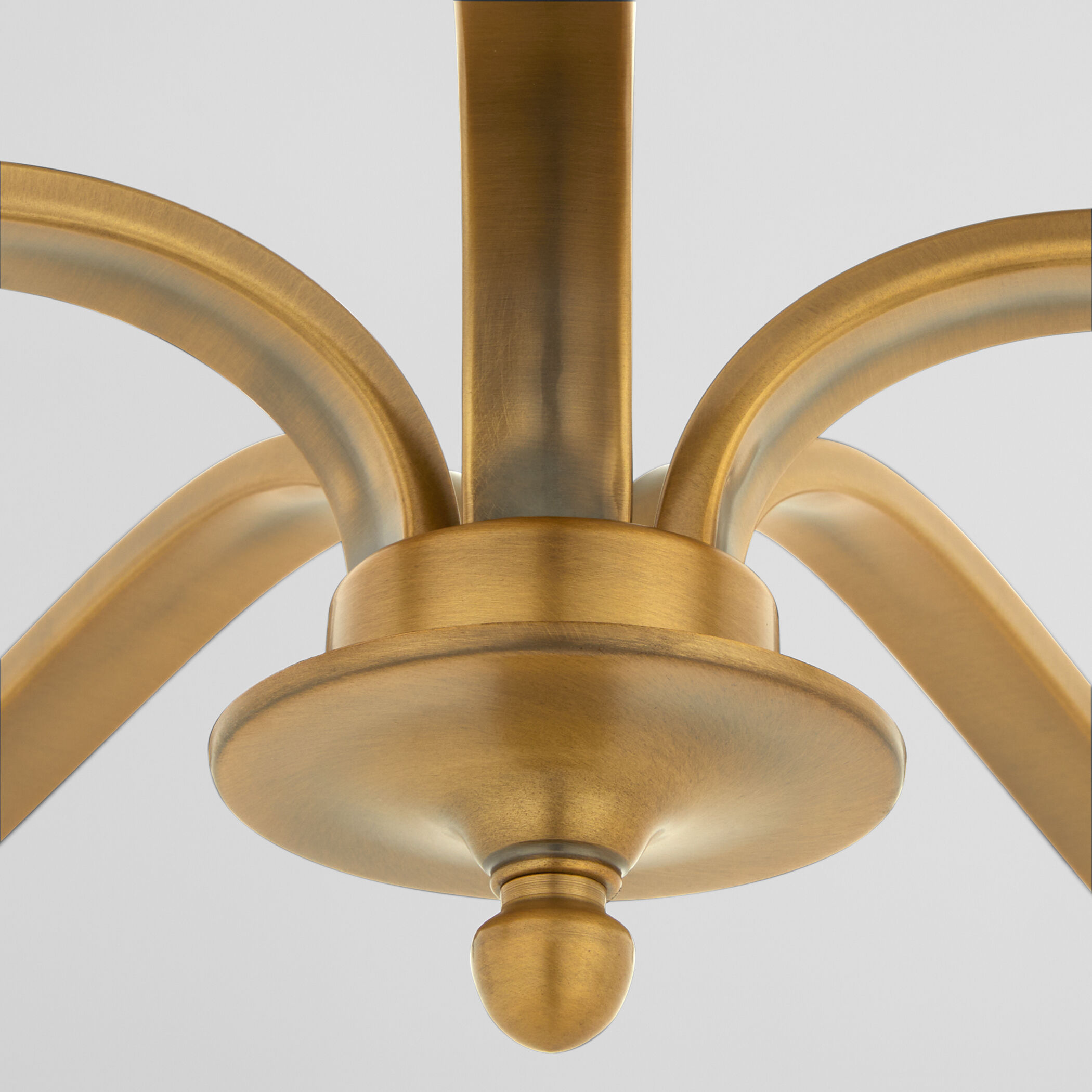 Chantelle 5 Light 28 inch Brushed Brass Chandelier Ceiling Light