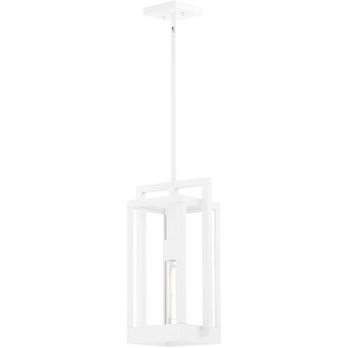 Marco 1 Light 9.5 inch White Pendant Ceiling Light