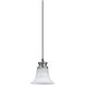Madison 1 Light 7 inch Satin Nickel Mini Pendant Ceiling Light