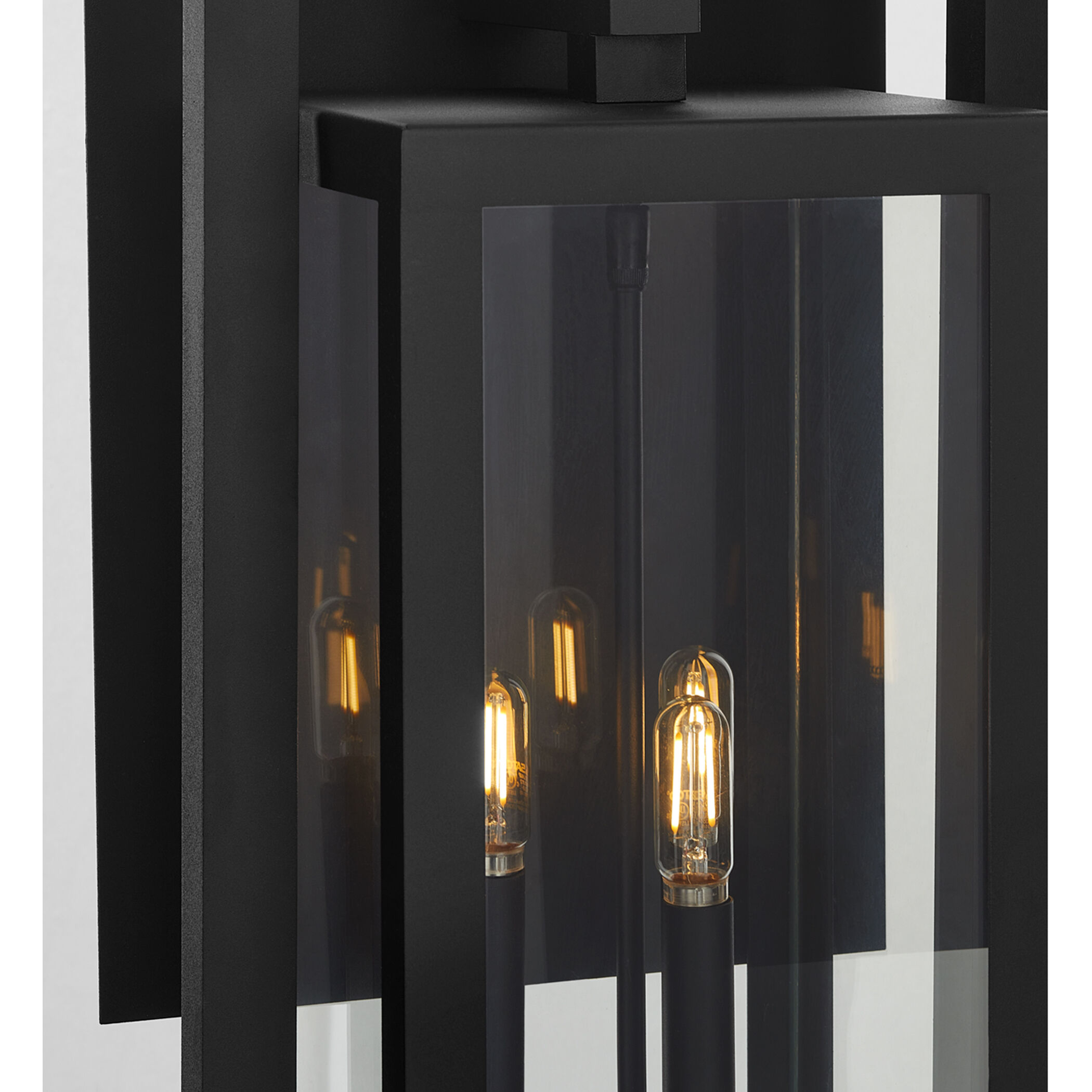 Marco 3 Light 22 inch Textured Black Outdoor Wall Lantern