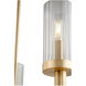 Ladin 5 Light 24 inch Aged Brass Chandelier Ceiling Light
