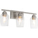 Wallinger 3 Light 21 inch Satin Nickel Vanity Light Wall Light
