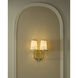 Belinder 12 inch Aged Brass Wall Mount Wall Light