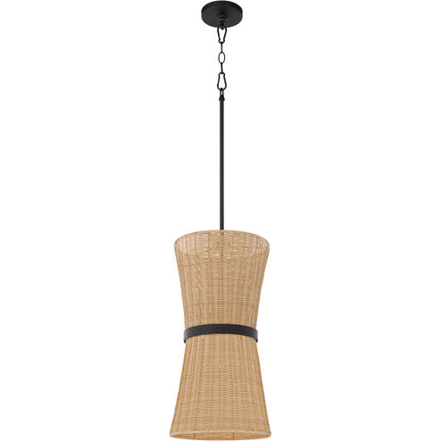 Fairview 2 Light 10.25 inch Matte Black Pendant Ceiling Light
