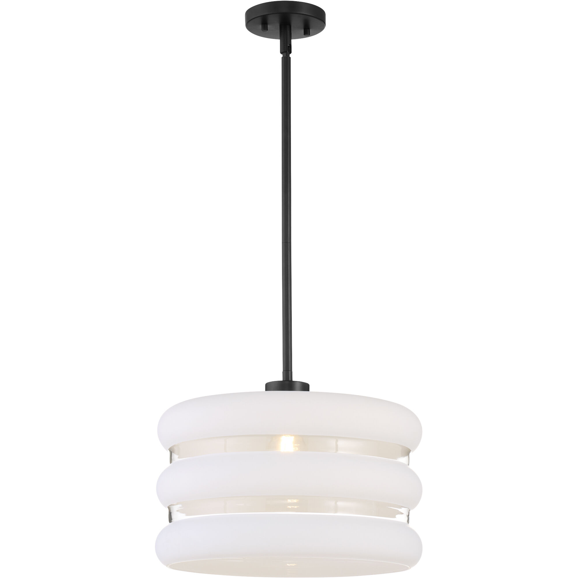 Gillis 1 Light 16 inch Matte Black Pendant Ceiling Light