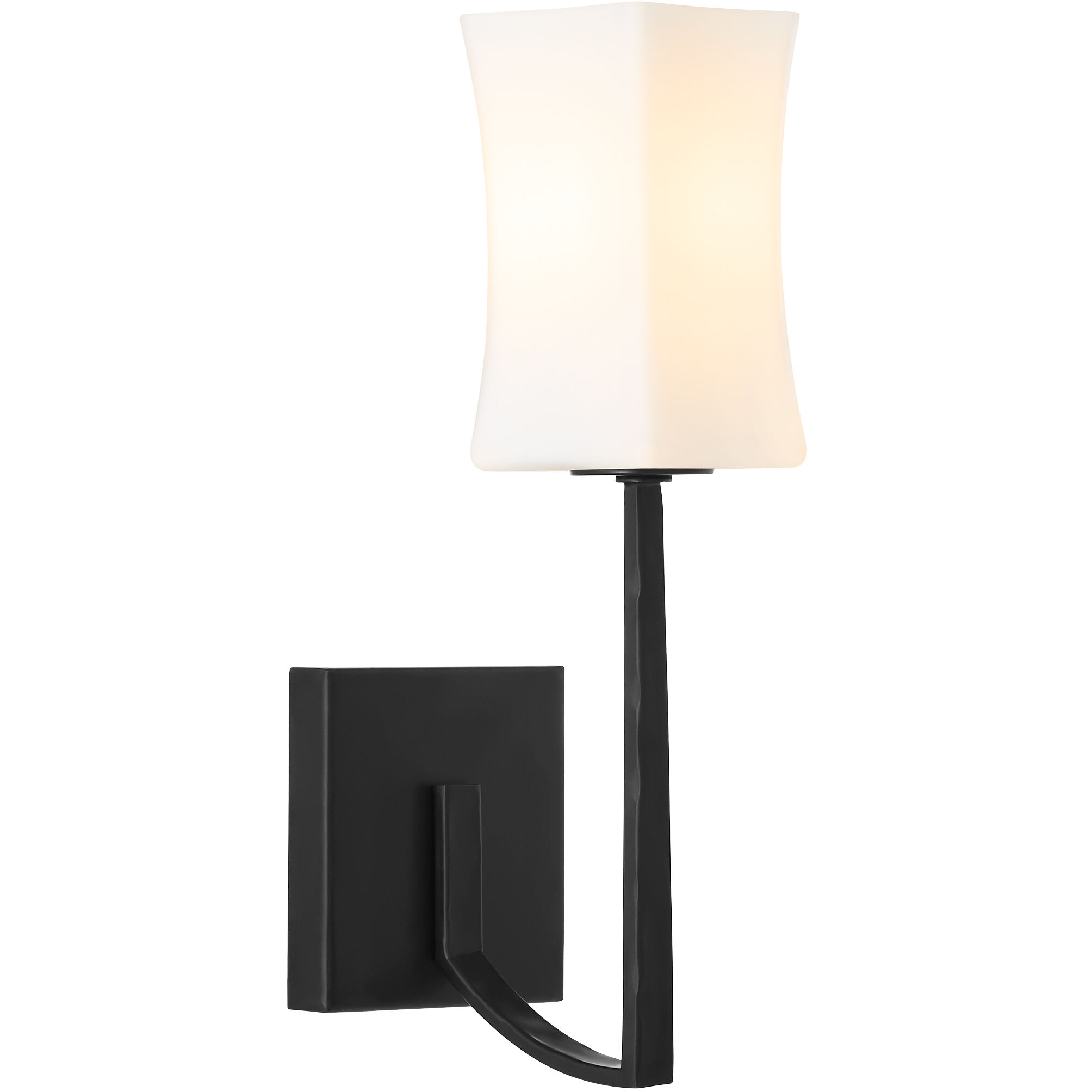 Ayala Wall Mount Wall Light in Matte Black