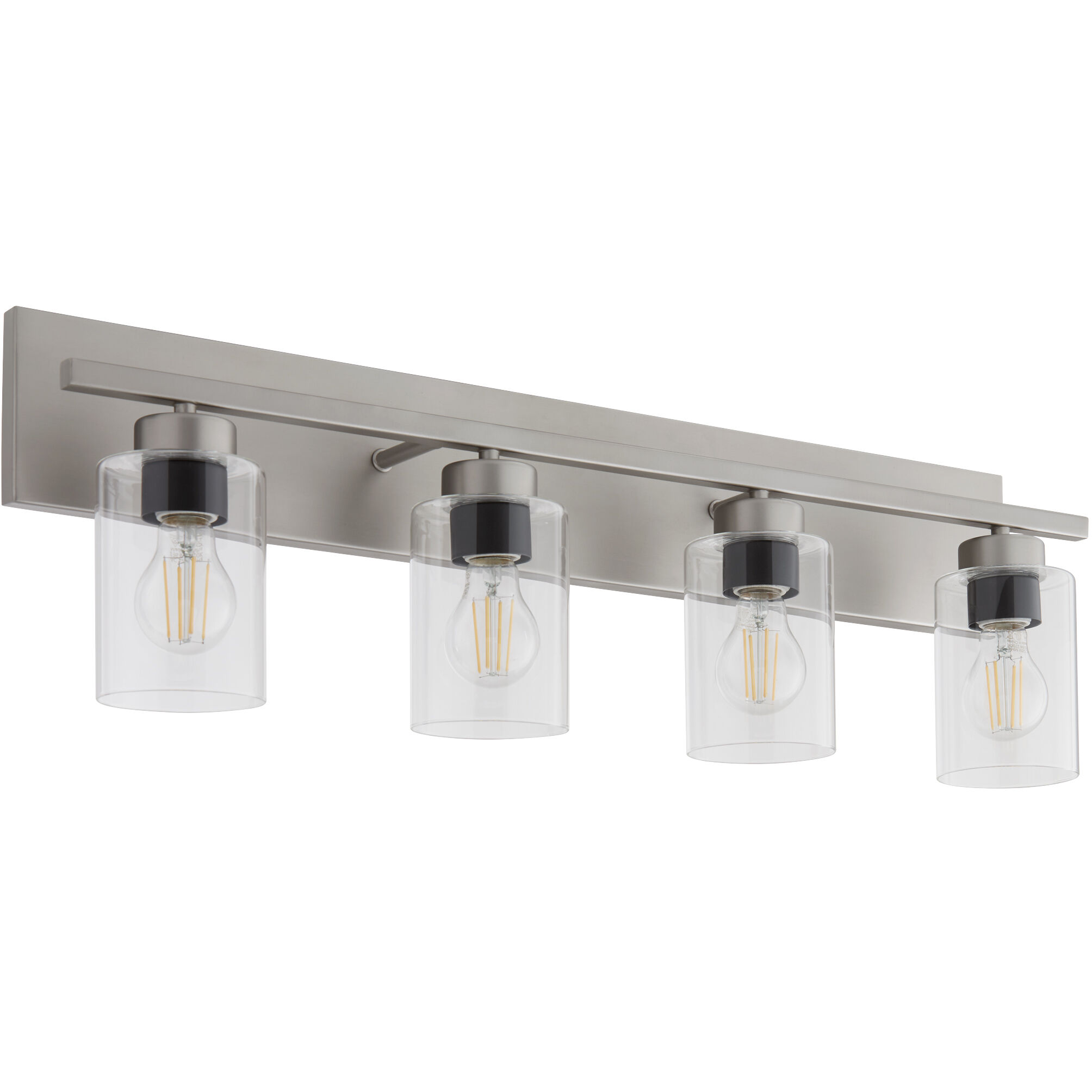 Carter 4 Light 30 inch Satin Nickel Vanity Light Wall Light