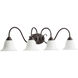 Spencer 4 Light 34 inch Oiled Bronze Vanity Light Wall Light