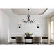 Majesty 8 Light 45 inch Matte Black Chandelier Ceiling Light