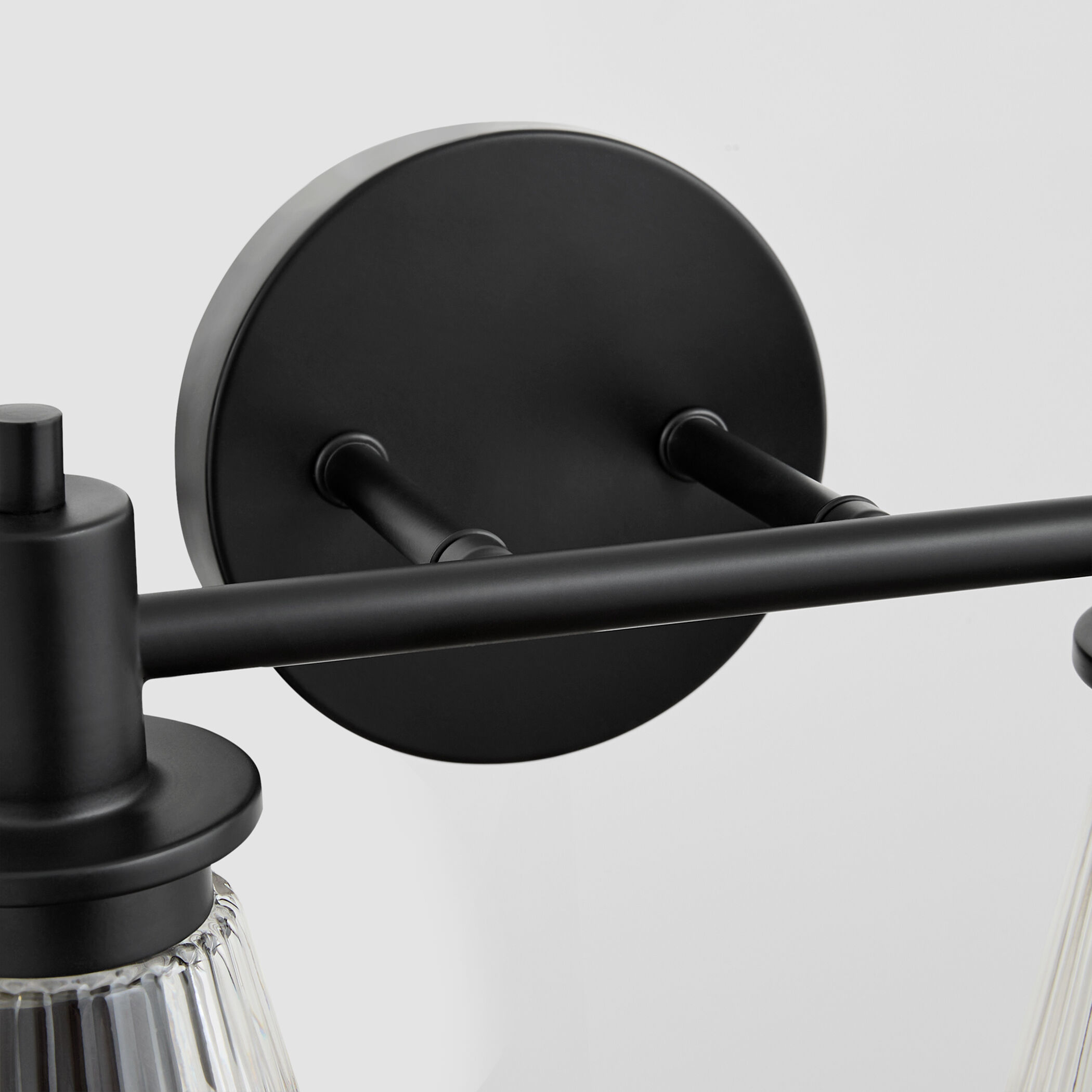 Lawton 2 Light 14 inch Matte Black Vanity Light Wall Light