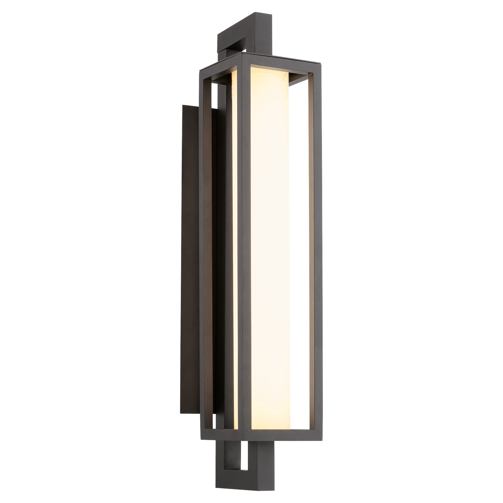 Parlor 1 Light 28 inch Textured Black Outdoor Wall Lantern
