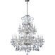 Bohemian Katerina 18 Light 37 inch Chrome Chandelier Ceiling Light
