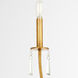 Majesty 2 Light 9 inch Gold Leaf Wall Sconce Wall Light