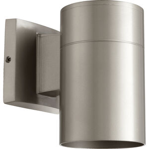 Cylinder 1 Light 8 inch Graphite Outdoor Wall Sconce
