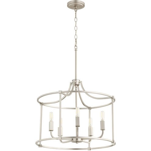 Olympus 5 Light 21 inch Satin Nickel Nook Ceiling Light