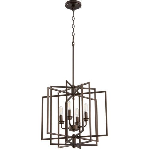Hammond 4 Light 19 inch Oiled Bronze Pendant Ceiling Light