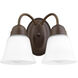 Fort Worth 2 Light 12 inch Oiled Bronze Wall Sconce Wall Light