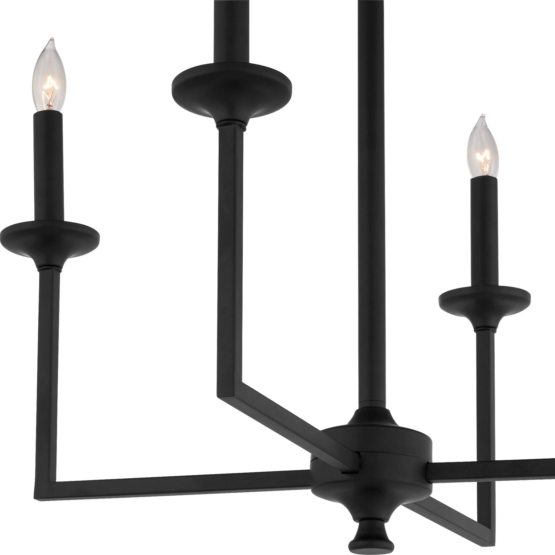 Eldorado 4 Light 22 inch Matte Black Chandelier Ceiling Light