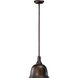 Fort Worth 1 Light 10 inch Oiled Bronze Mini Pendant Ceiling Light