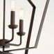Fort Worth 4 Light 23 inch Oiled Bronze Mini Chandelier Ceiling Light, Quorum Home