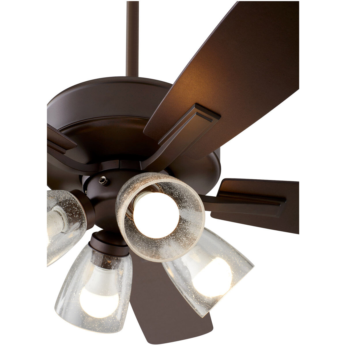 Ovation 52 inch Oiled Bronze with Oiled Bronze/Weathered Oak Blades Ceiling Fan