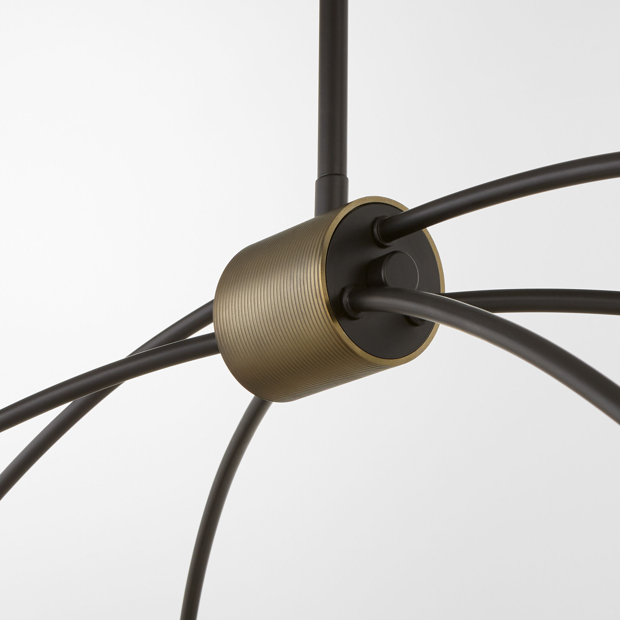 Arpeggio Linear Chandelier Ceiling Light in Matte Black