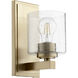 Fort Worth 1 Light 5 inch Aged Brass Wall Sconce Wall Light