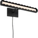 Karnes 0 watt 23.75 inch Matte Black Picture Light Wall Light