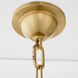 Prestige 4 Light 21 inch Aged Brass Pendant Ceiling Light