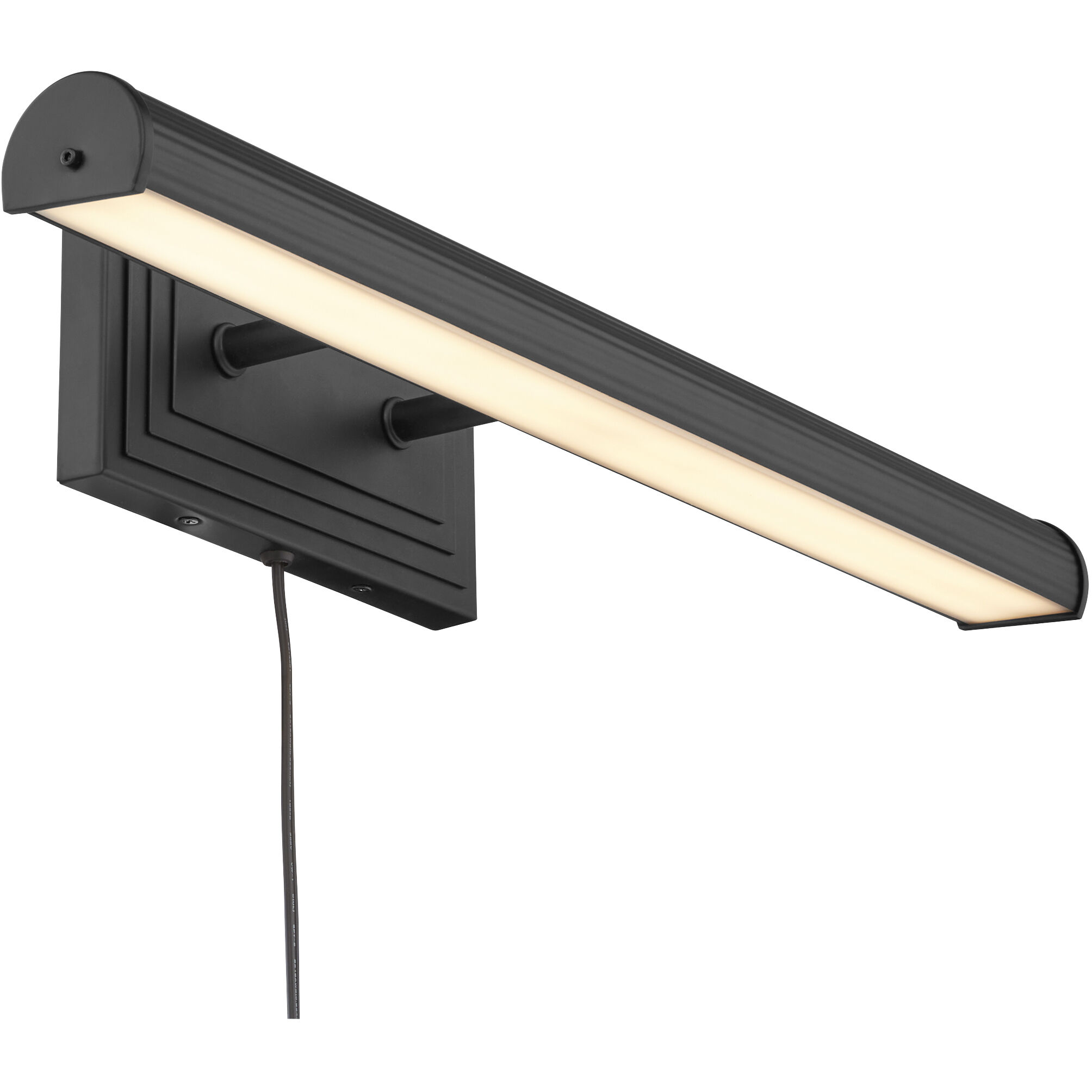 Sunset 17 watt 22.5 inch Matte Black Picture Light Wall Light