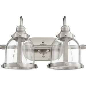 Banded Dome 2 Light 24.50 inch Bathroom Vanity Light