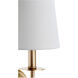 Belshaw 1 Light 6 inch Aged Brass Wall Mount Wall Light