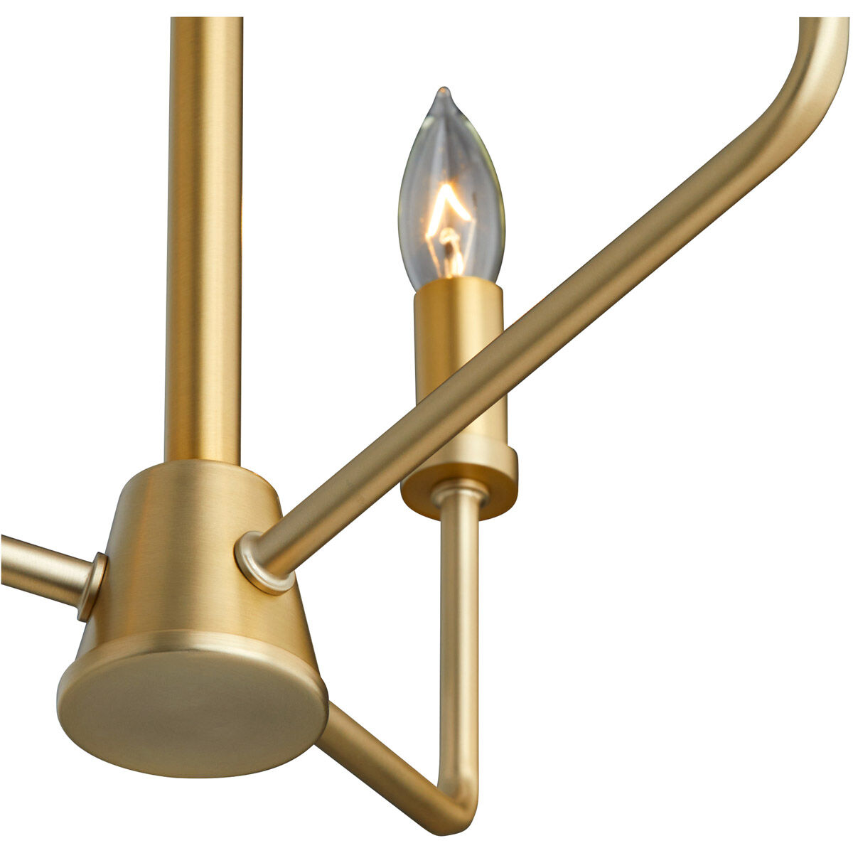 Harmony 3 Light 18 inch Aged Brass Chandelier Ceiling Light